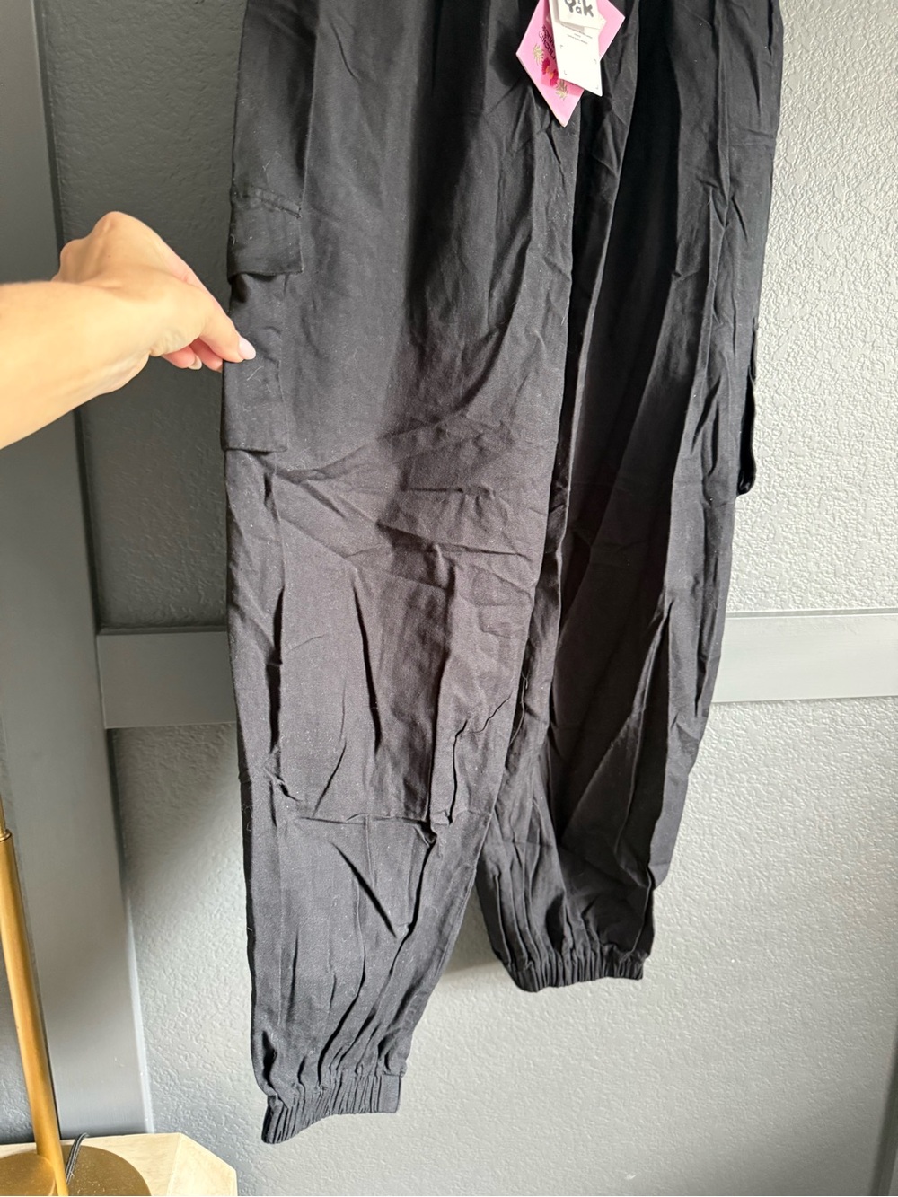 LUCY & YAK • NWT Rumi cargo trousers - size 8 black - Picture 2 of 6